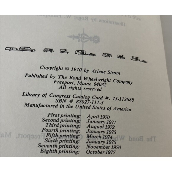 Cooking on Wheels by Alene Strom 1977 Paperback Vintage RV Camper Cookbook - Picture 6 of 8